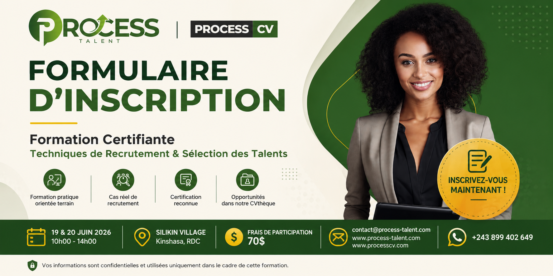 FORMATION CERTIFIANTE – Techniques de Recrutement & Sélection des Talents