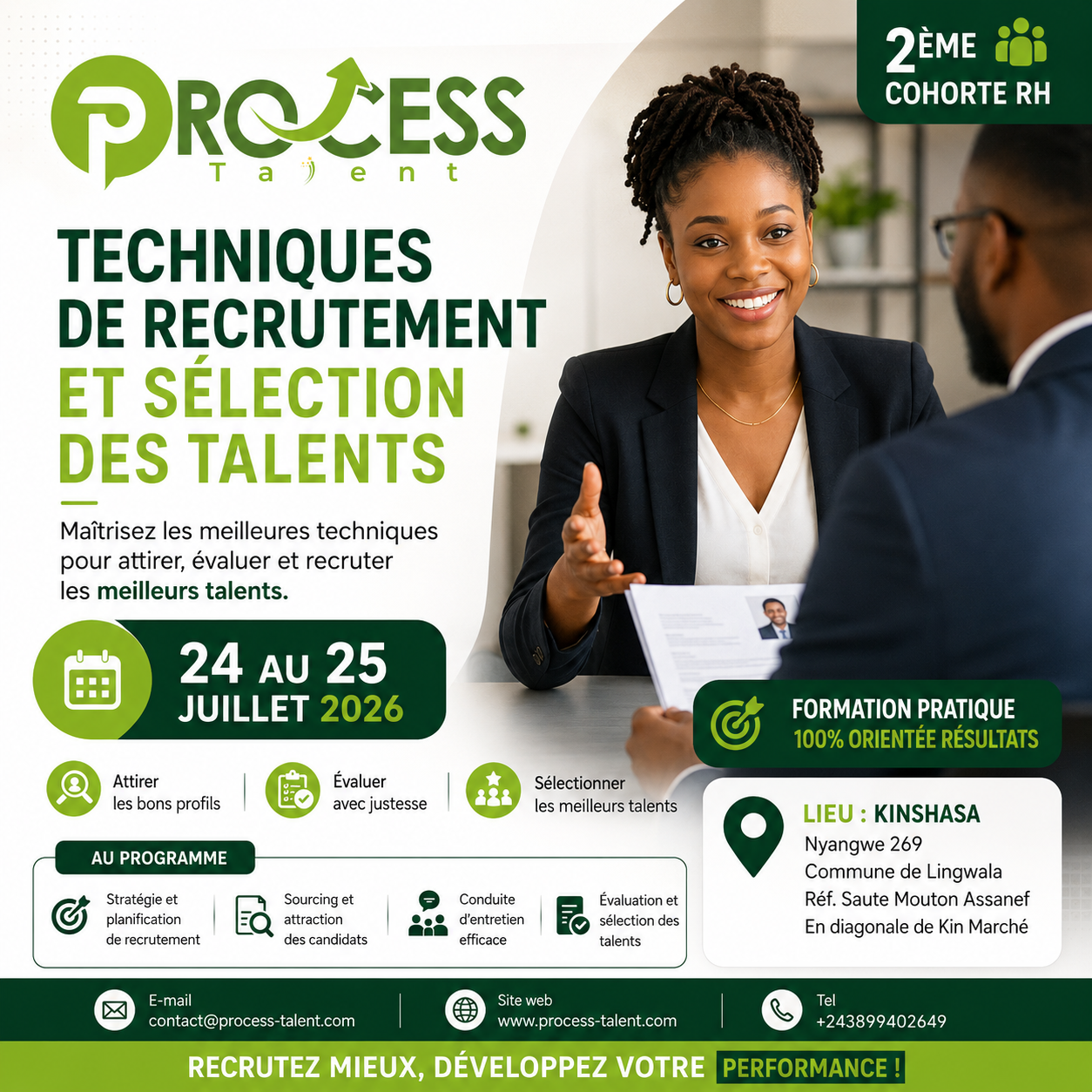 2ᵉ Cohorte RH : Techniques de recrutement et de sélection des talents